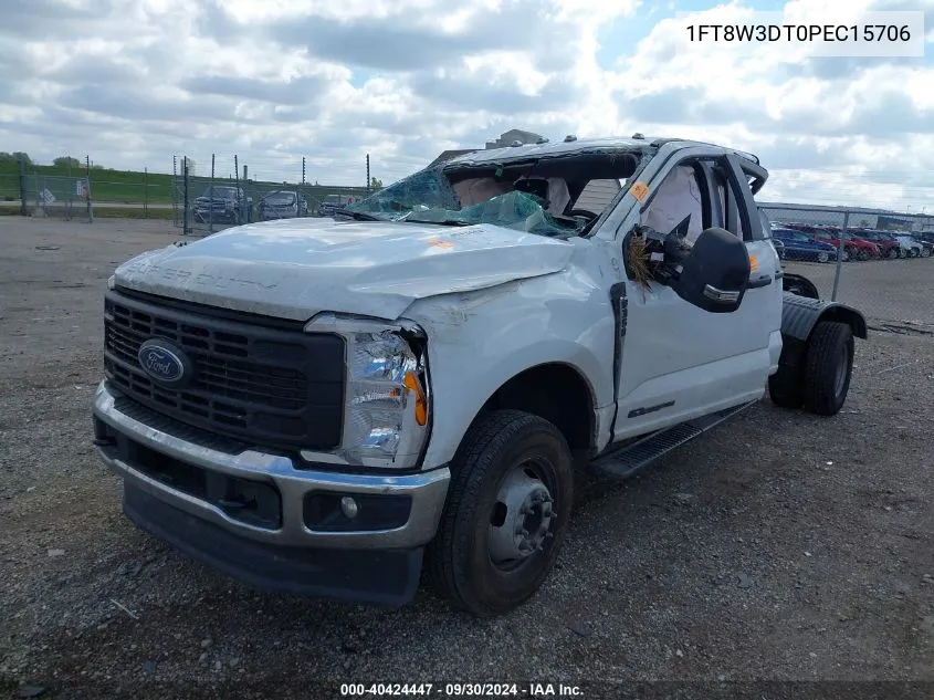 2023 Ford F-350 Xl VIN: 1FT8W3DT0PEC15706 Lot: 40424447