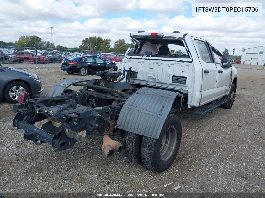 2023 Ford F-350 Xl VIN: 1FT8W3DT0PEC15706 Lot: 40424447