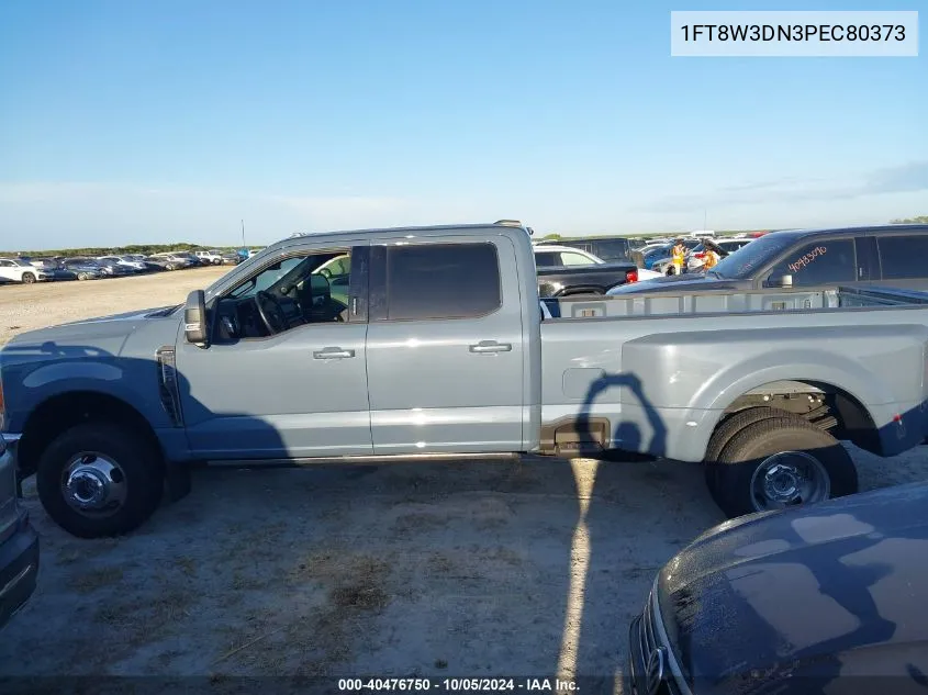 2023 Ford F350 Super Duty VIN: 1FT8W3DN3PEC80373 Lot: 40476750