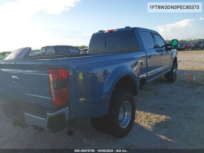 2023 Ford F350 Super Duty VIN: 1FT8W3DN3PEC80373 Lot: 40476750