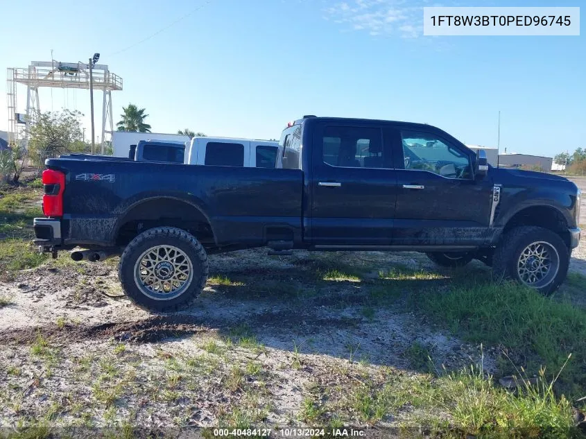 2023 Ford F350 Super Duty VIN: 1FT8W3BT0PED96745 Lot: 40484127