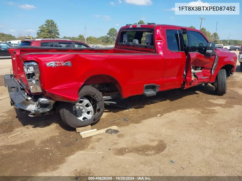 2023 Ford F350 Super Duty VIN: 1FT8X3BTXPED87452 Lot: 40629205