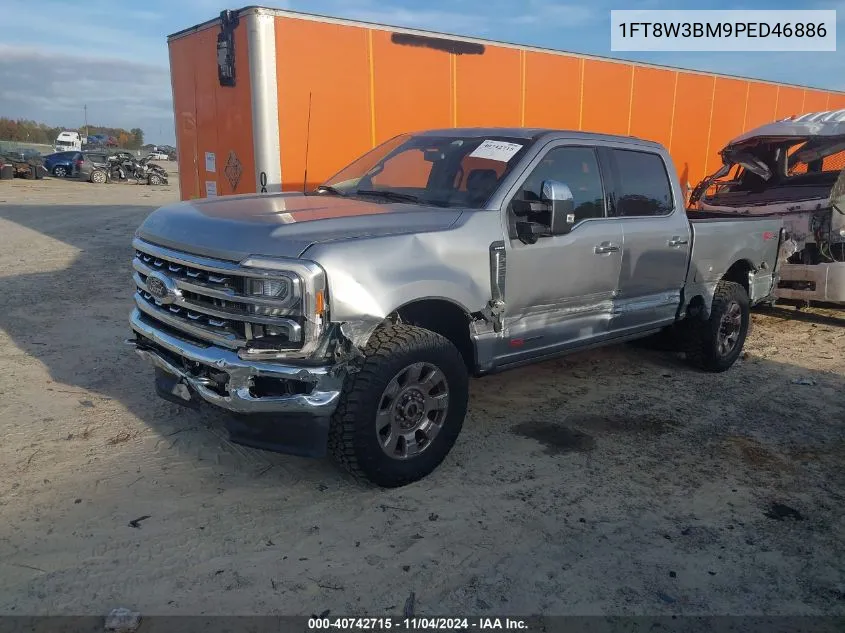 2023 Ford F-350 Lariat VIN: 1FT8W3BM9PED46886 Lot: 40742715