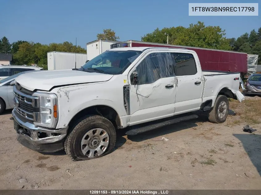 2024 Ford F350 Super Duty VIN: 1FT8W3BN9REC17798 Lot: 12091153