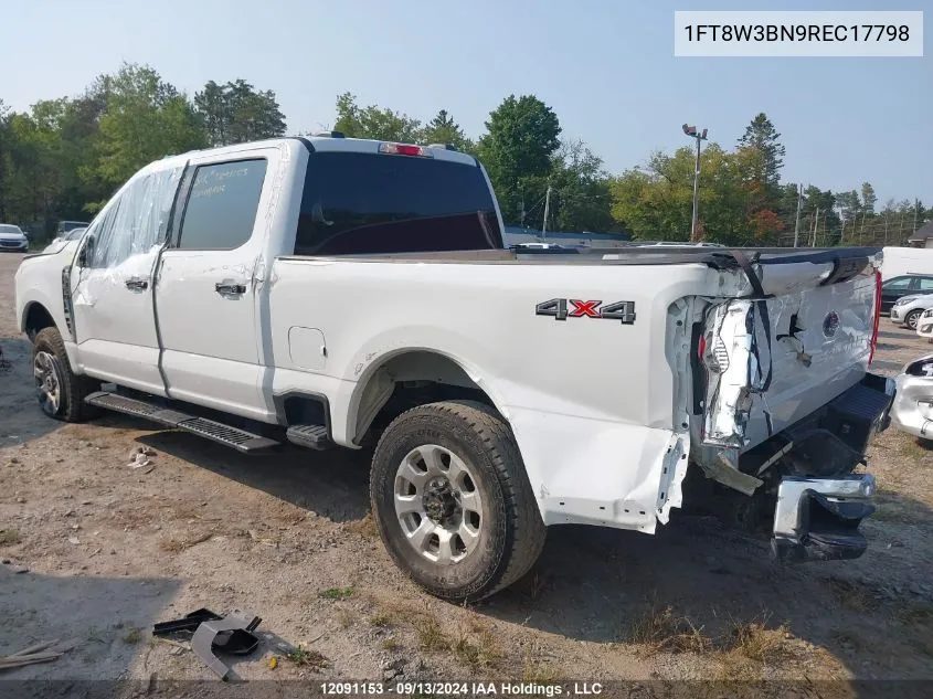 2024 Ford F350 Super Duty VIN: 1FT8W3BN9REC17798 Lot: 12091153