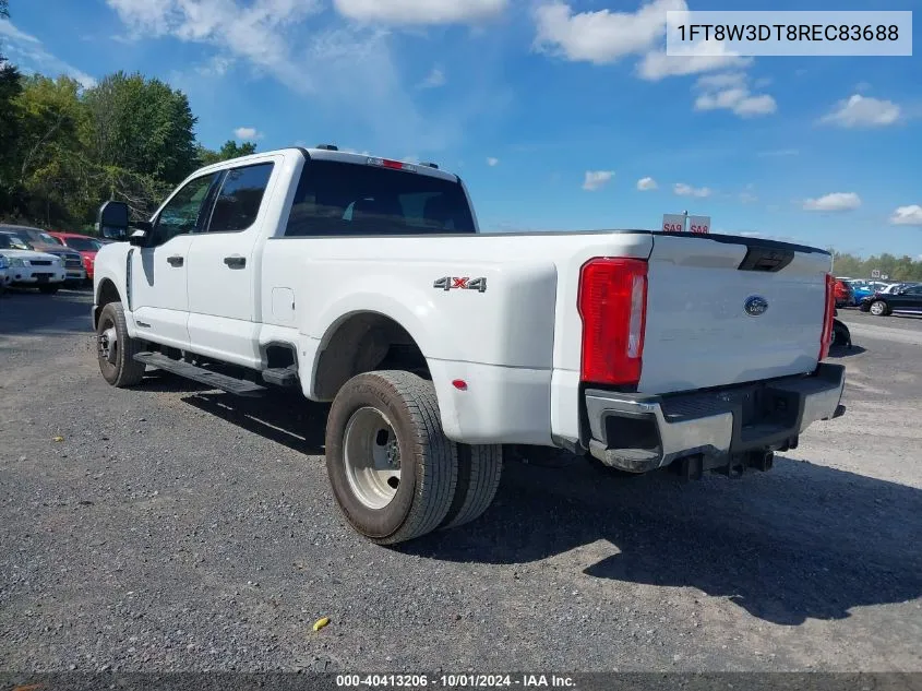 2024 Ford F-350 Xlt VIN: 1FT8W3DT8REC83688 Lot: 40413206