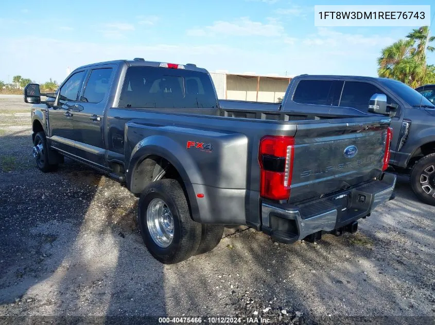 2024 Ford F-350 Lariat VIN: 1FT8W3DM1REE76743 Lot: 40475466