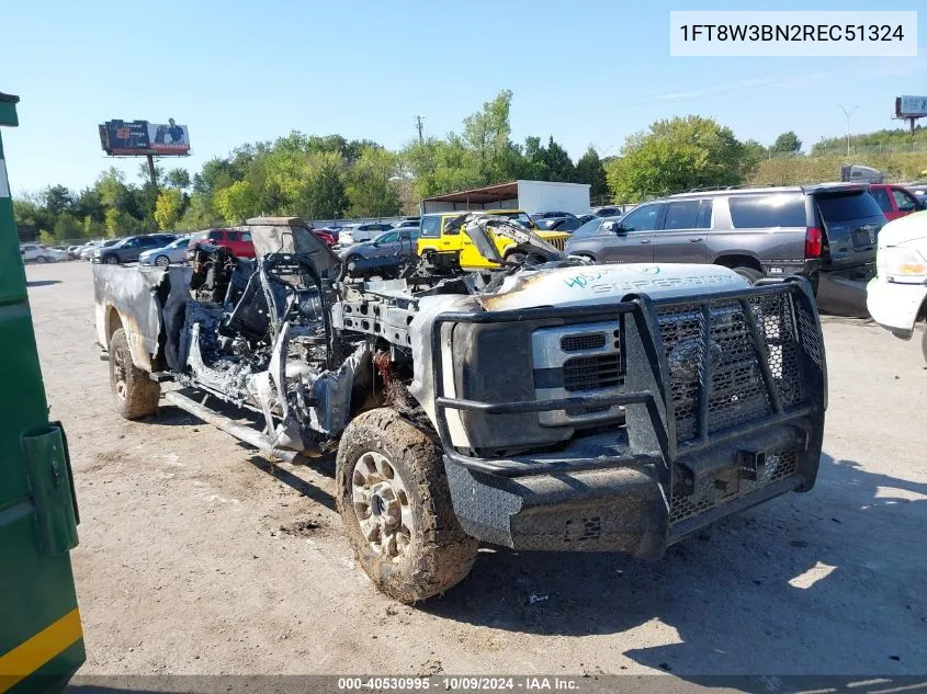 2024 Ford F350 Super Duty VIN: 1FT8W3BN2REC51324 Lot: 40530995