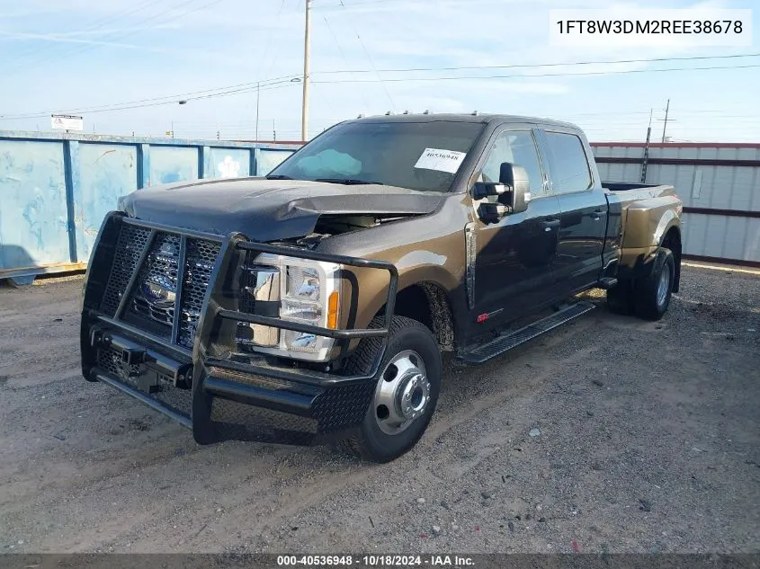 2024 Ford F-350 Xlt VIN: 1FT8W3DM2REE38678 Lot: 40536948