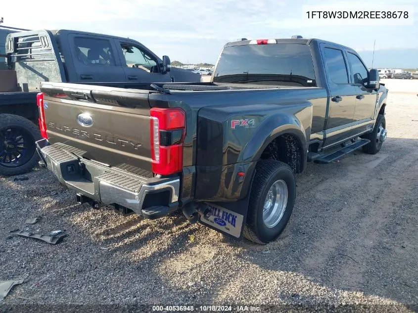 2024 Ford F-350 Xlt VIN: 1FT8W3DM2REE38678 Lot: 40536948