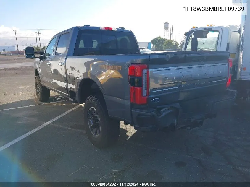 2024 Ford F-350 Platinum VIN: 1FT8W3BM8REF09739 Lot: 40834292