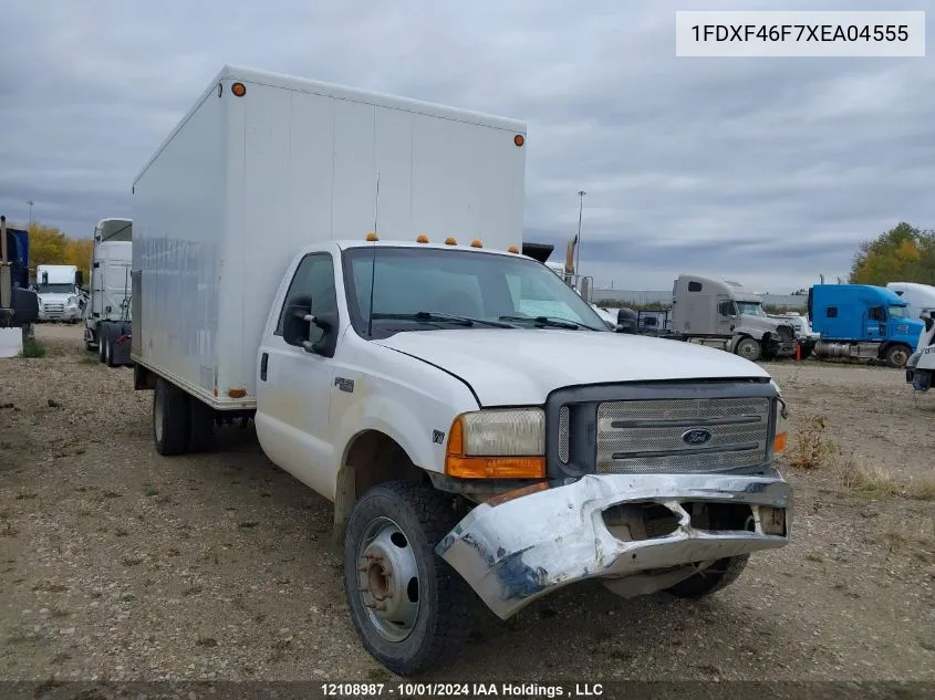 1999 Ford F450 Super Duty VIN: 1FDXF46F7XEA04555 Lot: 12108987