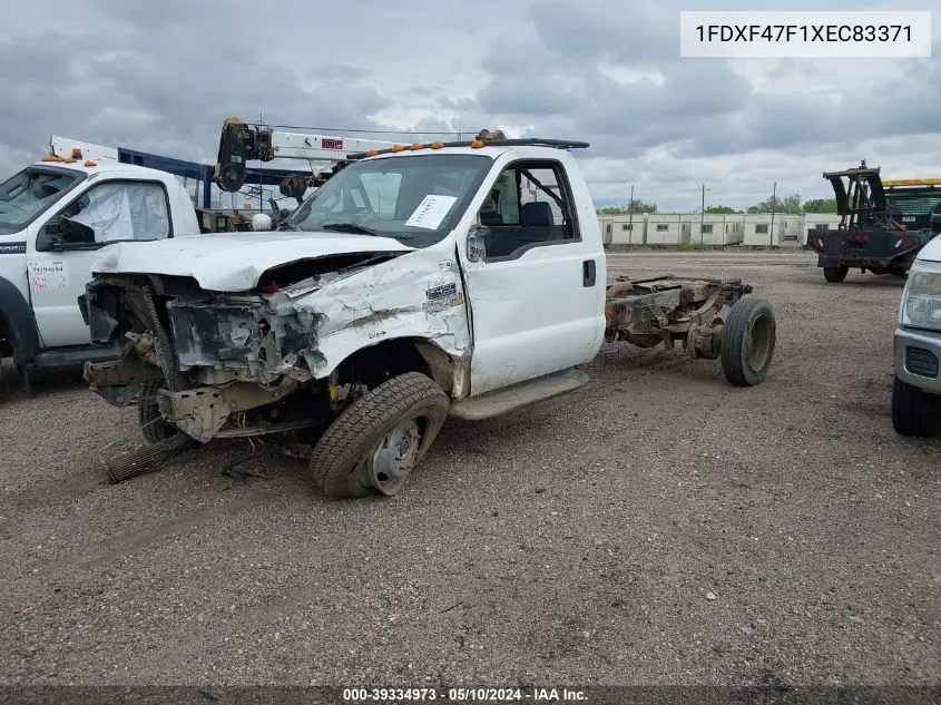 1999 Ford F-450 Lariat/Xl/Xlt VIN: 1FDXF47F1XEC83371 Lot: 39334973