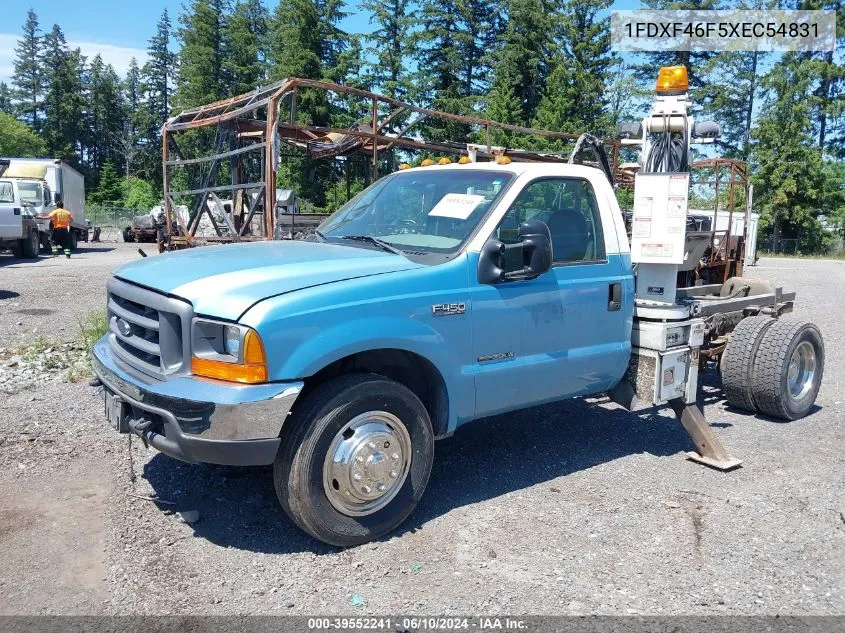 1999 Ford F-450 Lariat/Xl/Xlt VIN: 1FDXF46F5XEC54831 Lot: 39552241