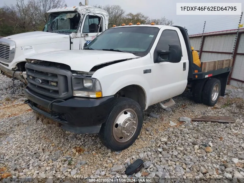 2002 Ford F-450 Xl/Xlt VIN: 1FDXF46F62ED64795 Lot: 40783574