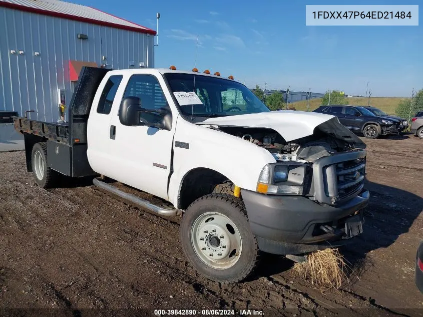 2004 Ford F-450 Lariat/Xl/Xlt VIN: 1FDXX47P64ED21484 Lot: 39842890