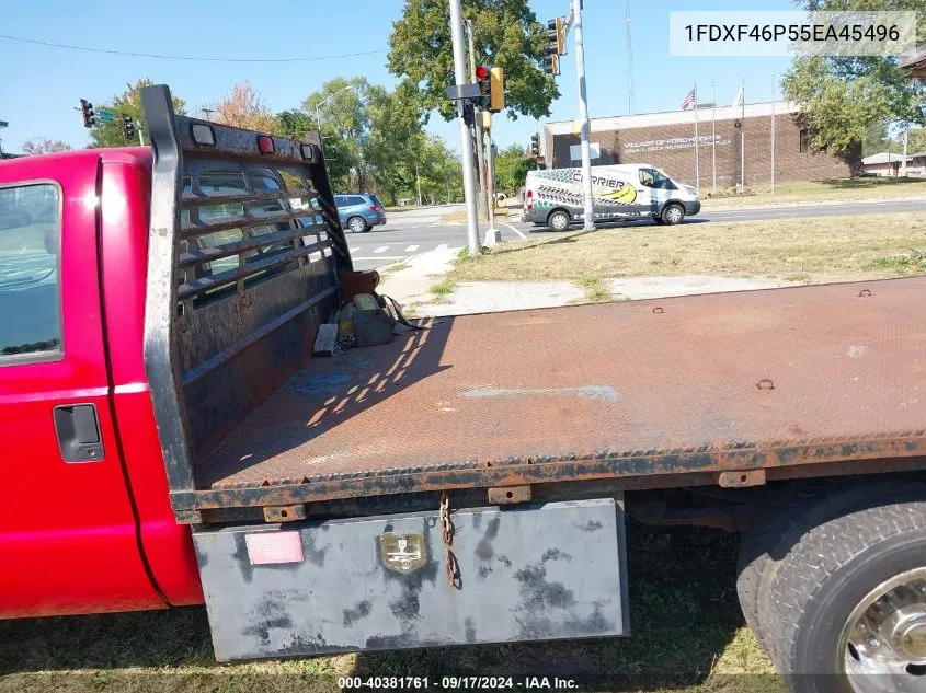 2005 Ford F450 Super Duty VIN: 1FDXF46P55EA45496 Lot: 40381761