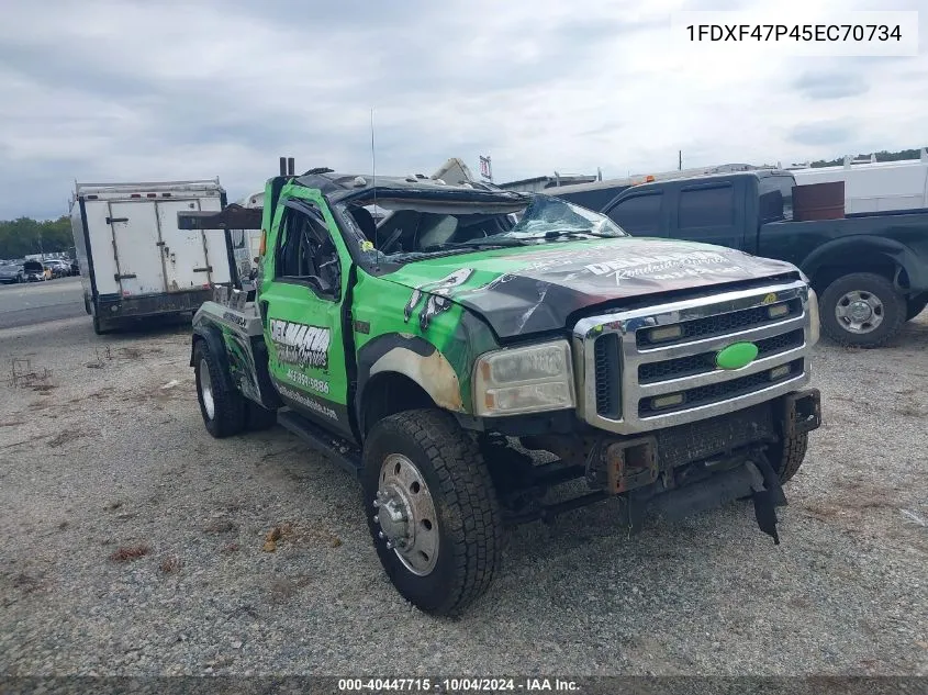 2005 Ford F-450 Xl/Xlt VIN: 1FDXF47P45EC70734 Lot: 40447715