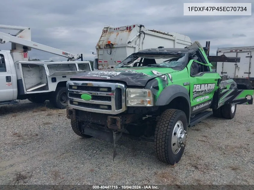 2005 Ford F-450 Xl/Xlt VIN: 1FDXF47P45EC70734 Lot: 40447715