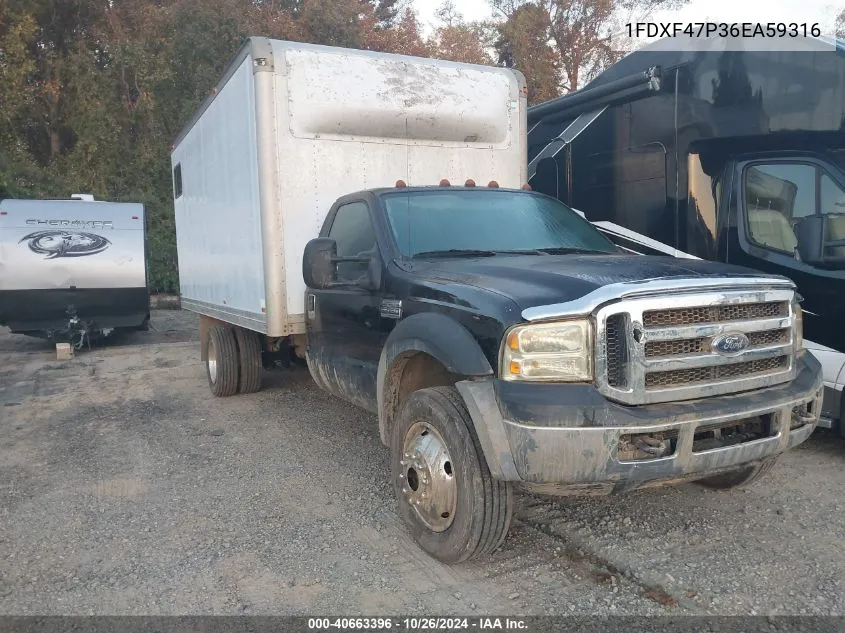 2006 Ford F-450 Chassis Xl/Xlt VIN: 1FDXF47P36EA59316 Lot: 40663396