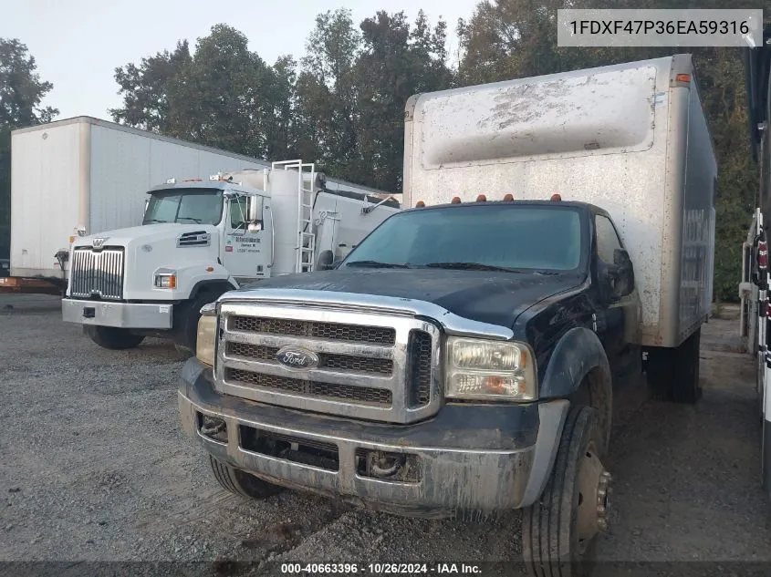 2006 Ford F-450 Chassis Xl/Xlt VIN: 1FDXF47P36EA59316 Lot: 40663396