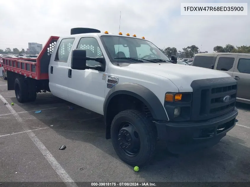 2008 Ford F-450 Chassis Lariat/Xl/Xlt VIN: 1FDXW47R68ED35900 Lot: 39818175