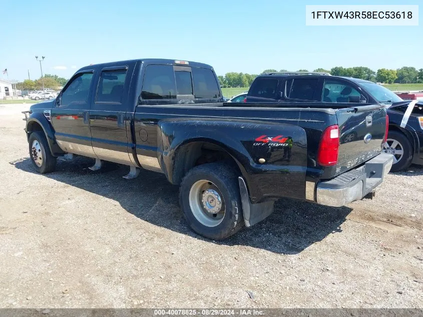 2008 Ford F-450 King Ranch/Lariat/Xl/Xlt VIN: 1FTXW43R58EC53618 Lot: 40078825