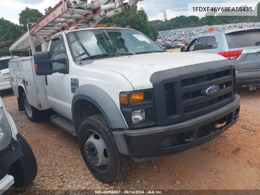 2008 Ford F-450 Chassis Xl/Xlt VIN: 1FDXF46Y68EA55435 Lot: 40098687