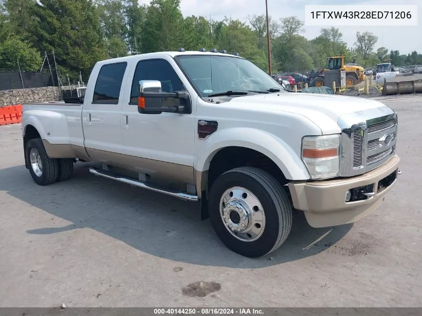 2008 Ford F-450 King Ranch/Lariat/Xl/Xlt VIN: 1FTXW43R28ED71206 Lot: 40144250