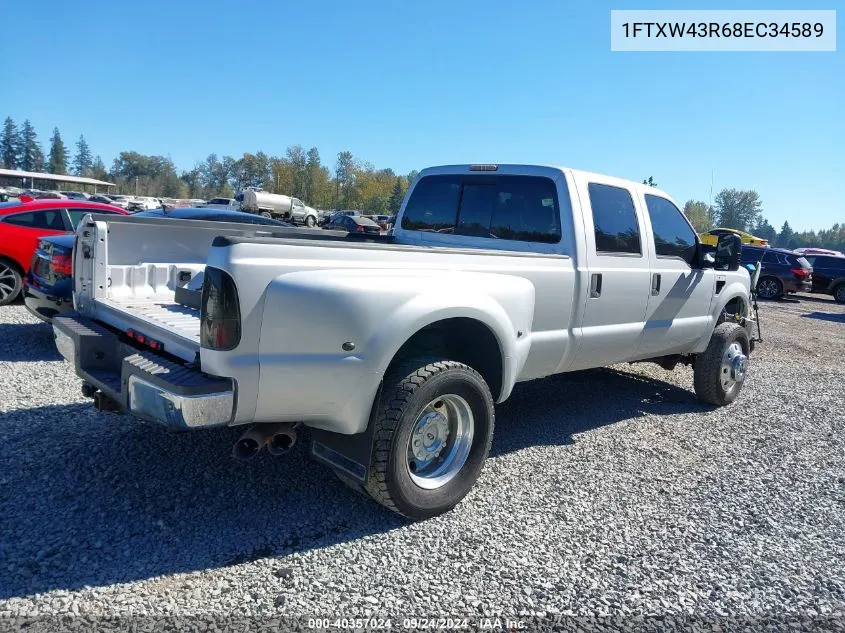 2008 Ford F-450 King Ranch/Lariat/Xl/Xlt VIN: 1FTXW43R68EC34589 Lot: 40357024