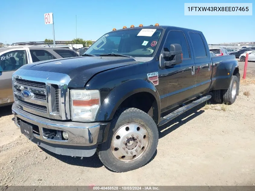 2008 Ford F-450 King Ranch/Lariat/Xl/Xlt VIN: 1FTXW43RX8EE07465 Lot: 40458528