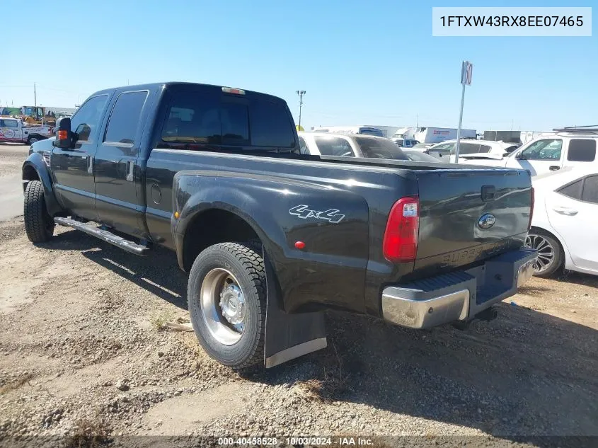 2008 Ford F-450 King Ranch/Lariat/Xl/Xlt VIN: 1FTXW43RX8EE07465 Lot: 40458528