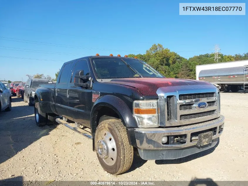 2008 Ford F-450 King Ranch/Lariat/Xl/Xlt VIN: 1FTXW43R18EC07770 Lot: 40579614