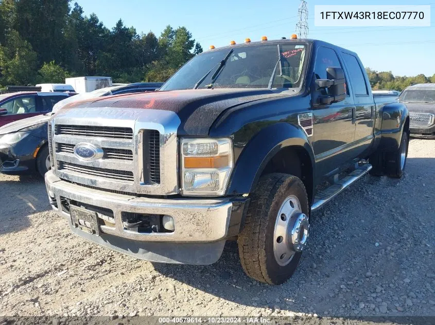 2008 Ford F-450 King Ranch/Lariat/Xl/Xlt VIN: 1FTXW43R18EC07770 Lot: 40579614