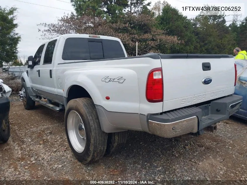 2008 Ford F-450 King Ranch/Lariat/Xl/Xlt VIN: 1FTXW43R78EC06252 Lot: 40638282