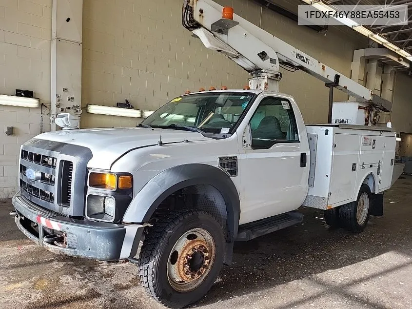 2008 Ford F450 Super Duty VIN: 1FDXF46Y88EA55453 Lot: 40718092