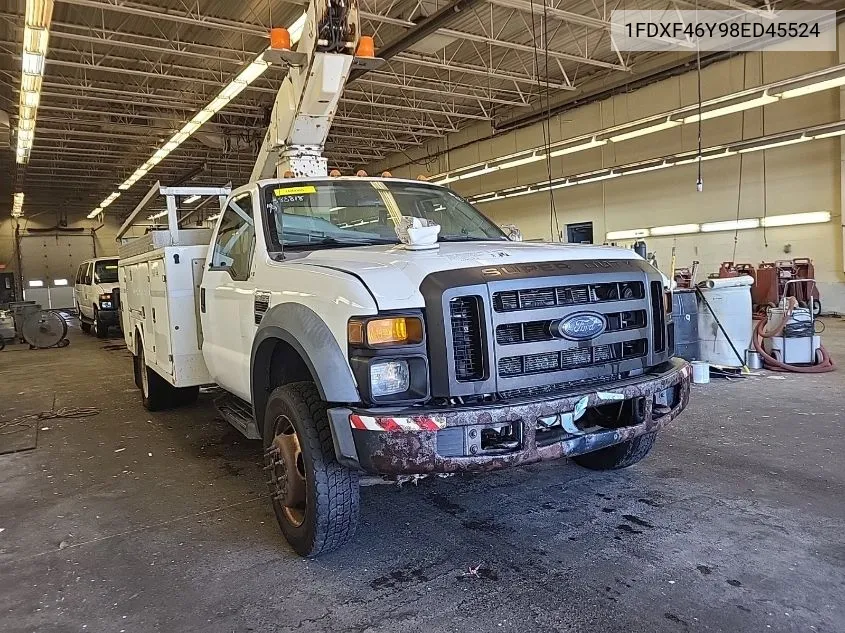 2008 Ford F-450 Chassis Xl/Xlt VIN: 1FDXF46Y98ED45524 Lot: 40757310