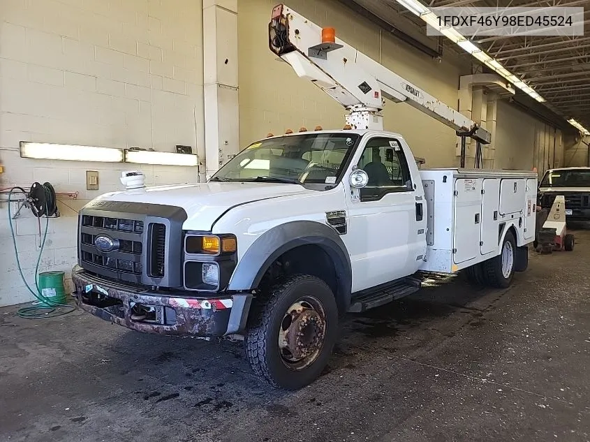 2008 Ford F-450 Chassis Xl/Xlt VIN: 1FDXF46Y98ED45524 Lot: 40757310