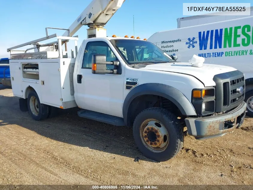 2008 Ford F-450 Chassis Xl/Xlt VIN: 1FDXF46Y78EA55525 Lot: 40806905