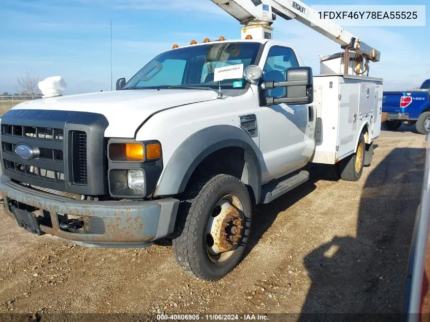 2008 Ford F-450 Chassis Xl/Xlt VIN: 1FDXF46Y78EA55525 Lot: 40806905