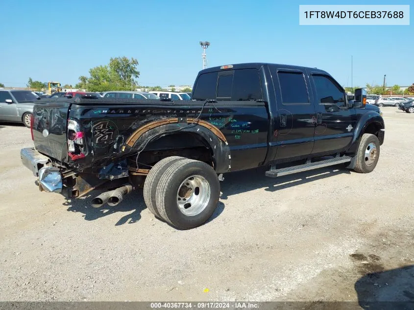 2012 Ford F-450 Lariat VIN: 1FT8W4DT6CEB37688 Lot: 40367734