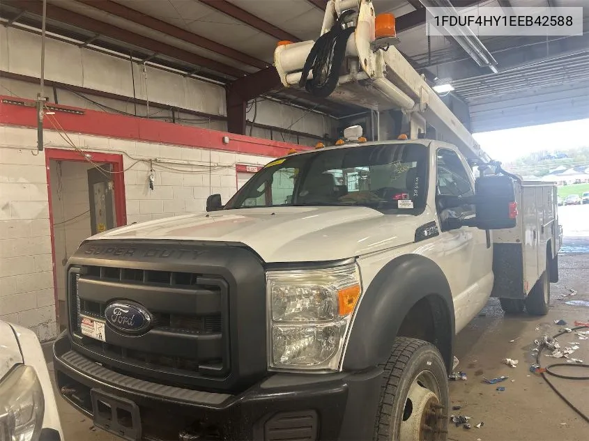 1FDUF4HY1EEB42588 2014 Ford F-450 Chassis Xl