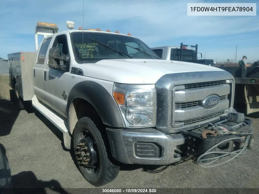 2015 Ford F450 Super Duty VIN: 1FD0W4HT9FEA78904 Lot: 30046080