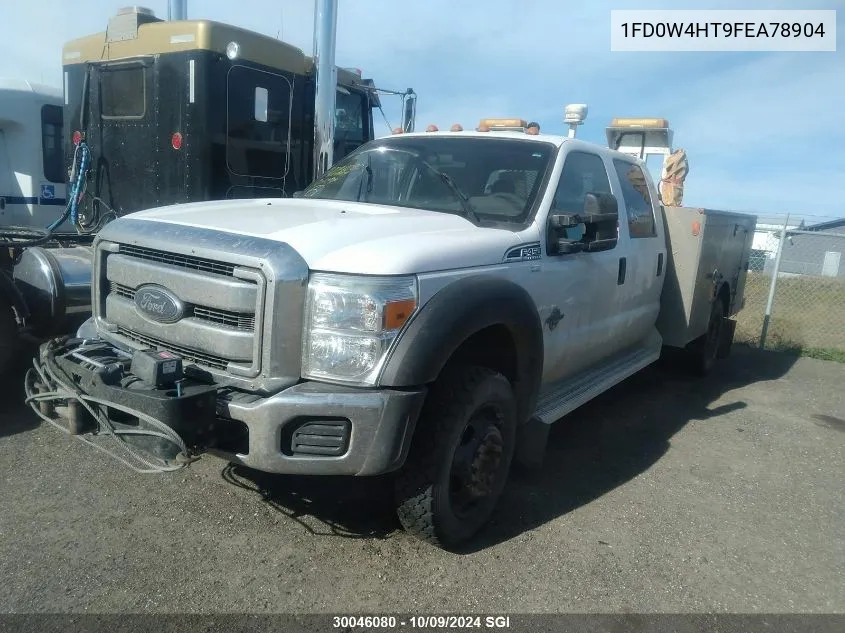 2015 Ford F450 Super Duty VIN: 1FD0W4HT9FEA78904 Lot: 30046080