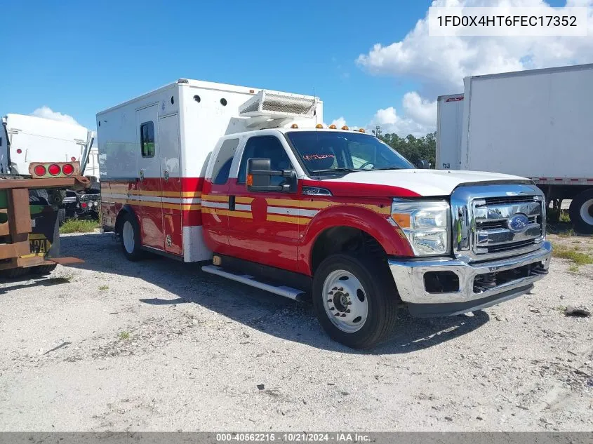 2015 Ford F-450 Chassis Xlt VIN: 1FD0X4HT6FEC17352 Lot: 40562215