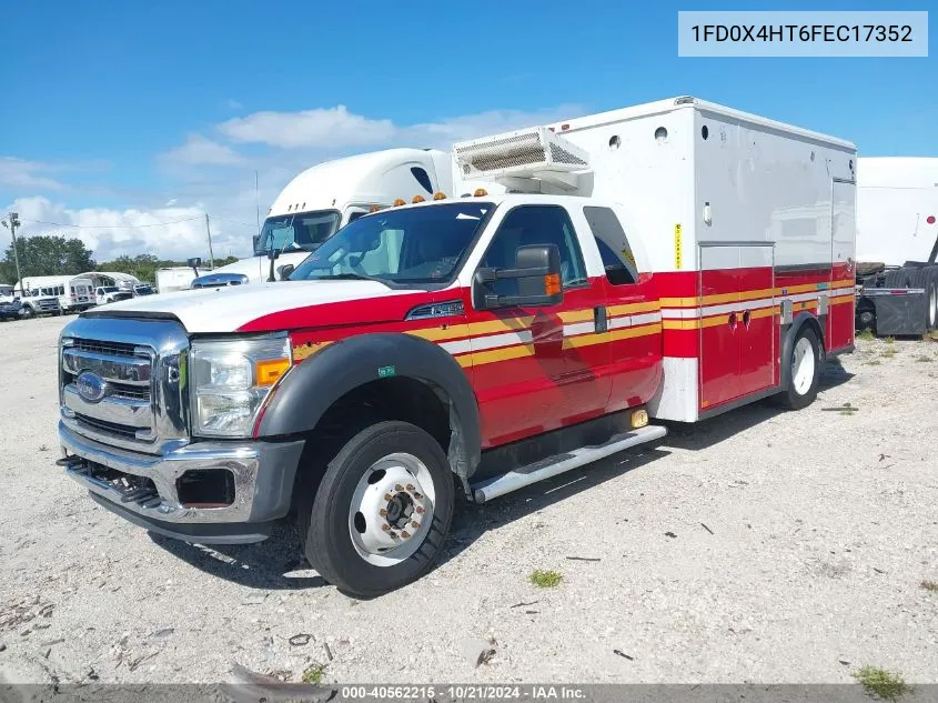 2015 Ford F-450 Chassis Xlt VIN: 1FD0X4HT6FEC17352 Lot: 40562215