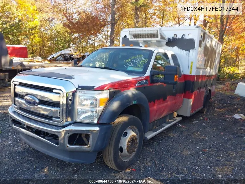 2015 Ford F-450 Chassis Xlt VIN: 1FD0X4HT7FEC17344 Lot: 40644730