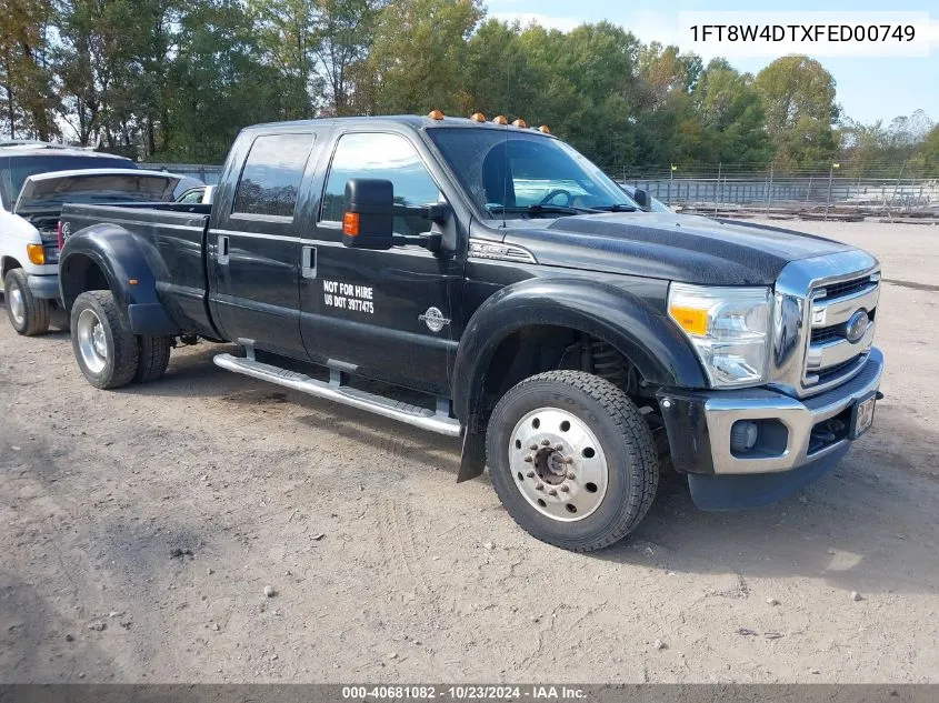 2015 Ford F-450 Xlt VIN: 1FT8W4DTXFED00749 Lot: 40681082