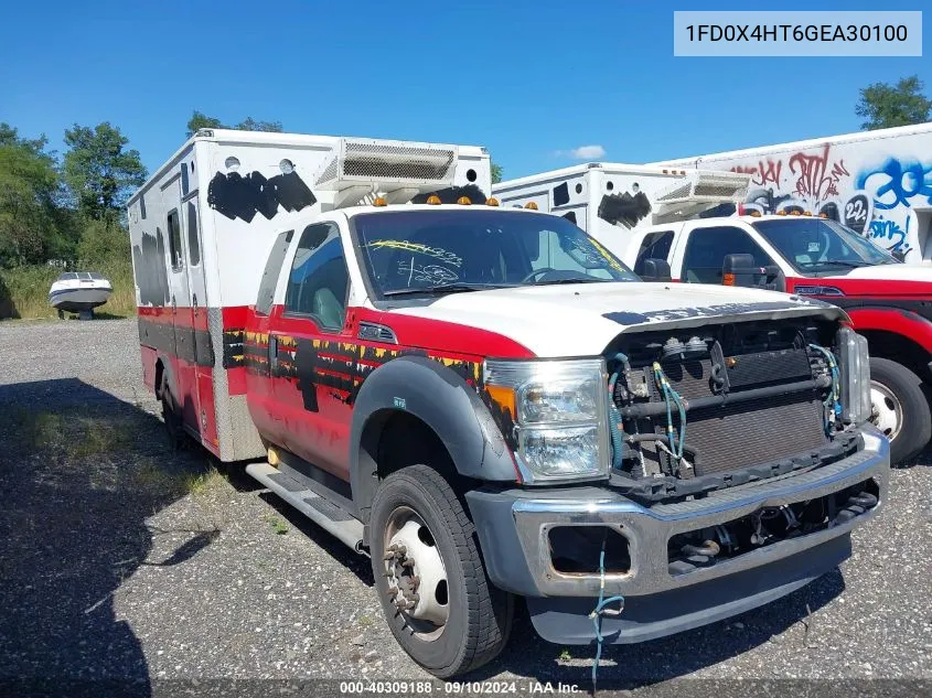 1FD0X4HT6GEA30100 2016 Ford F-450 Chassis Xlt