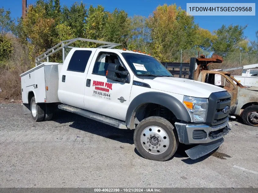 2016 Ford F450 Super Duty VIN: 1FD0W4HT5GEC09568 Lot: 40622398